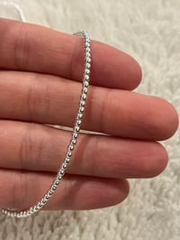 Image 3 of Silver plated ball bead necklace 