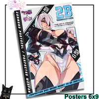 Image 2 of 2B Heart and Elegg Swimsuit posters (9x6) 