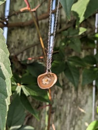 Image 1 of Seashell & Narcissus Flower Necklace