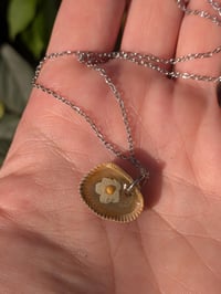 Image 3 of Seashell & Narcissus Flower Necklace