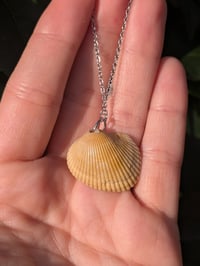 Image 2 of Sunflower & Seashell Necklace