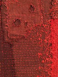 Image 6 of silk patchwork (red)