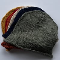 Image 4 of Pure Linen  Black Isle Beanie Hand Knitted