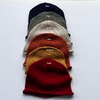 Image 2 of Pure Linen  Black Isle Beanie Hand Knitted