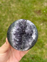 Image 1 of Amethyst Druzy Sphere #6