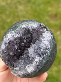 Image 4 of Amethyst Druzy Sphere #6