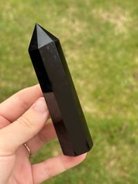 Image 3 of Black Obsidian Point