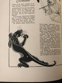 Image 2 of 1934 Minute Myth’s by Marie Schubert, original crawling panther reference 