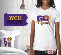 Image 3 of West Chester Rams University  Designs. SVG Files, Cricut, Studio, Digital Cut Files
