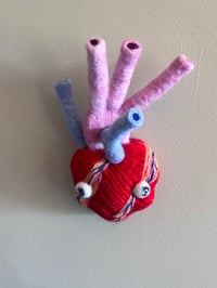 Image 4 of Needle Felted Heart (Ricardio)