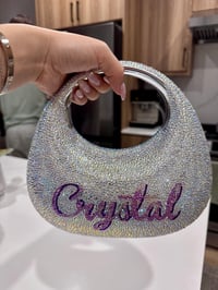 Image 2 of Custom Made Rhinestone Clutch