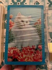 Image 2 of Vintage Unused Kitty Cat Playing Cards