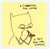 cigarette hot dog 