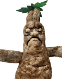 Image 3 of Mandrake Root Wool Felt