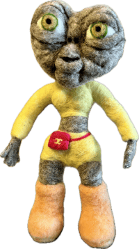 Image 1 of Alien Doll Wool Felt