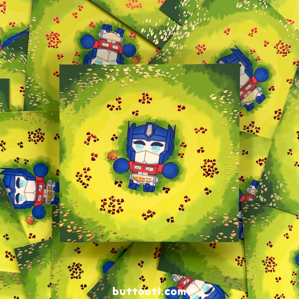 ✧ Flower Field (Optimus) Foil Print ✧