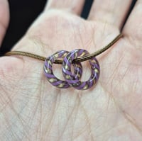 Image 4 of  PURP GRN CANE BEAD SET