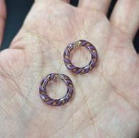 Image 5 of  PURP GRN CANE BEAD SET