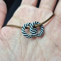 Image 4 of BLK WHT 2 CANE BEAD SET