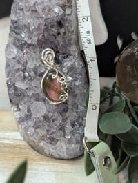 Image 2 of Oval wire wrapped Labradorite pendant