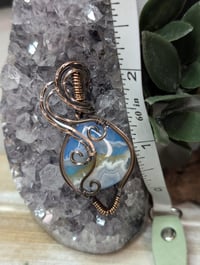 Image 2 of Aurora sky agate pendant
