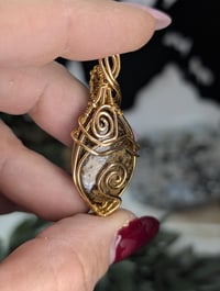 Image 3 of  Tribal Elegance Bronzite Teardrop Pendant 