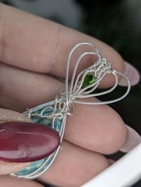 Image 4 of Wire wrapped Amazonite pendant