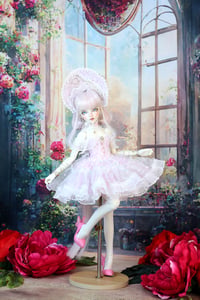 Image 1 of MSD MiniFee doll pink dress