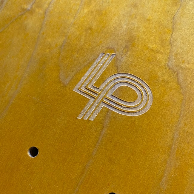 Skateboards Mini Logo LP Jaune 8