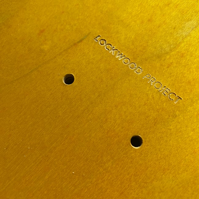 Skateboards Mini Logo LP Jaune 8