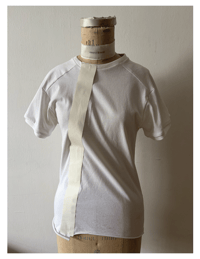 Image 2 of UNISEX SLASHED FRONT T-SHIRT