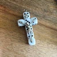 Image 2 of Lousy Crucifix  Handmade Lucky dice crucifix 