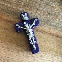 Image 5 of Lousy Crucifix  Handmade Lucky dice crucifix 