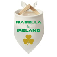 Image 2 of Personalised Ireland Shamrock Pet Bandana
