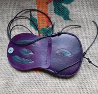 Image 2 of Tiny gathering purse with crow feathers