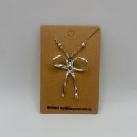Soft Soldered Bow Pendant (#2149)