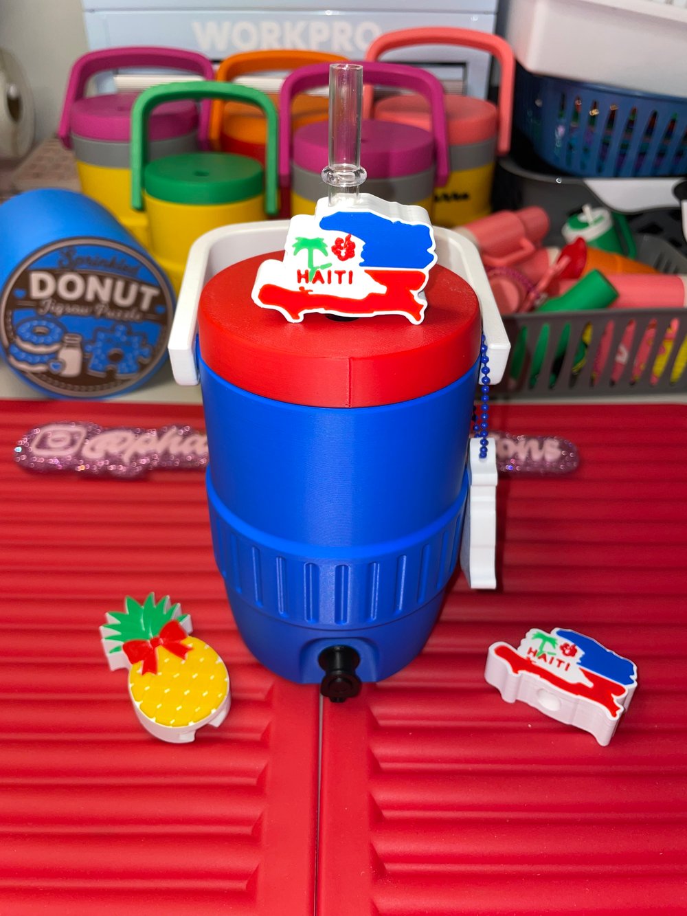 Image of Cooler can holder (Haiti theme)