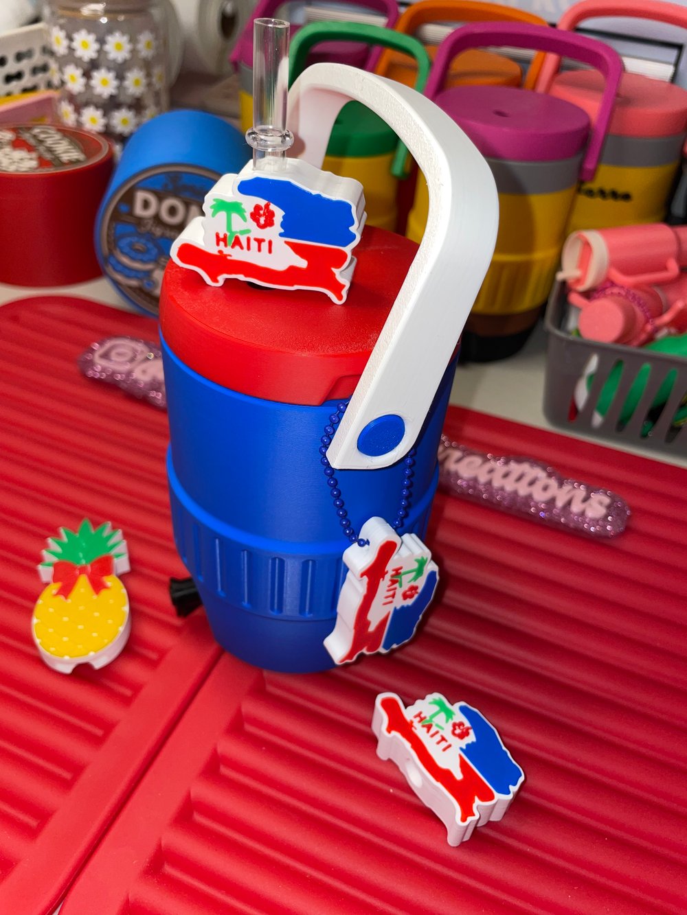 Image of Cooler can holder (Haiti theme)