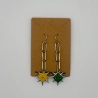 Spiky Dice Earrings (#2154)