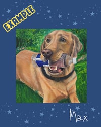 Image 2 of Hand-Painted Pet Portraits (Acrylic or Oil)