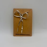 Soft Soldered Bow Pendant (#2156)