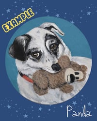 Image 4 of Hand-Painted Pet Portraits (Acrylic or Oil)