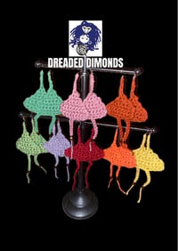 Crochet Triangle Earrings