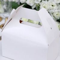 Image 1 of Classic White Party Favor Boxes