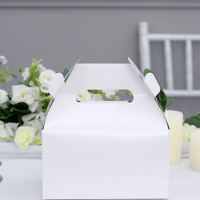 Image 3 of Classic White Party Favor Boxes
