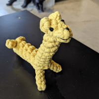 Image 2 of Rope Giraffe Chew Toy