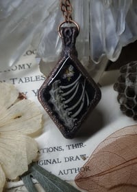 Image 3 of Snake Spine and Floral Pendant
