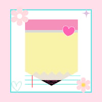 Image 1 of Pencil Small Notepad
