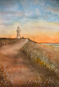 Sunset at the Lighthouse Print