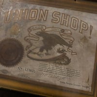 Image 1 of 1900’s Union Shop! Barber sign 